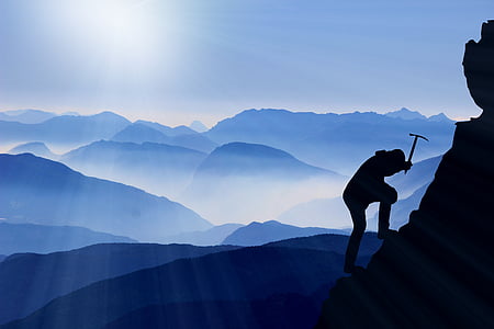 person climbing mountain thumbnail