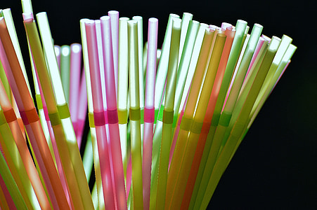 closeup photo of plastic straws thumbnail