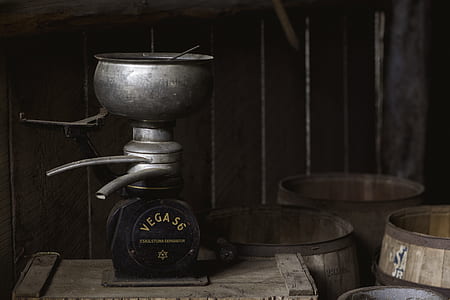 black Vegas 6 wine maker on brown wooden barrel thumbnail