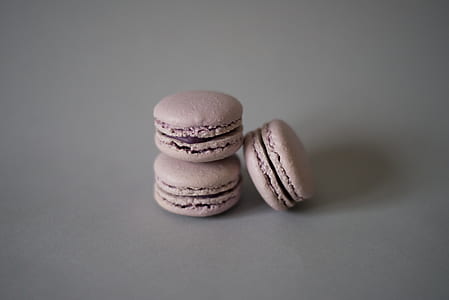 three gray macarons thumbnail