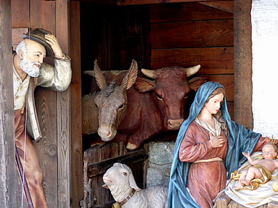 Nativity of Jesus figurine set thumbnail