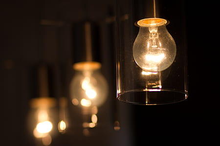 selective focus photo of orange light bulb turned on thumbnail