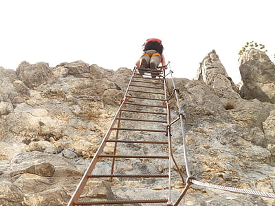 man climbing on ladder thumbnail