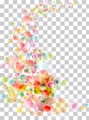 Point, Colorful abstract geometric broken point stars, abstract painting PNG clipart
