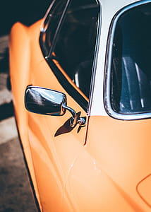 Photo Of Classic Orange Parked thumbnail