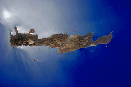Satellite Image of Crete thumbnail