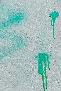green paint on white wall thumbnail