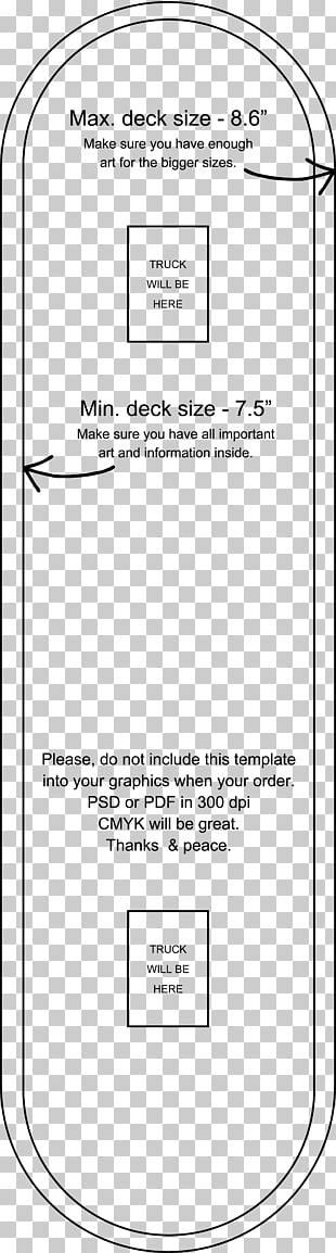 skateboarding template longboard document skateboard png clipart