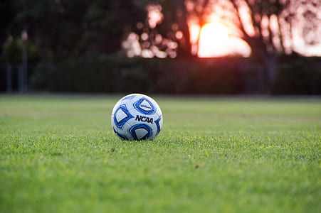 NCAA soccer ball on grass field thumbnail