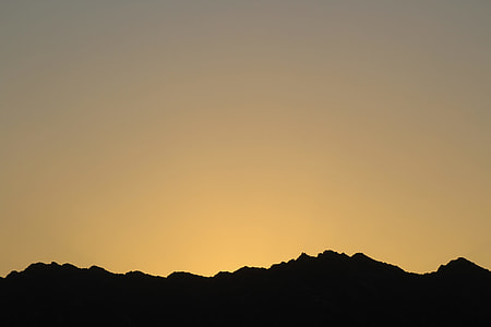 silhouette photo of mountain thumbnail