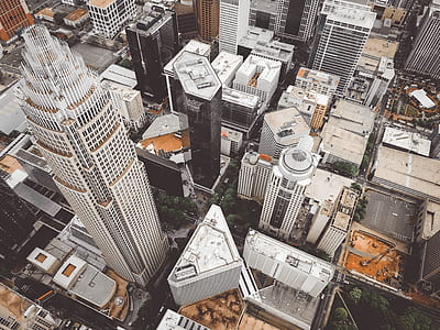 aerial view of high-rise building during daytime thumbnail