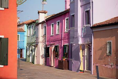 pink, purple, and green concrete house thumbnail