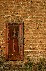 close brown wooden door thumbnail