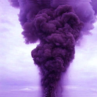 Smoke Smoking Purple Violet Electronic cigarette, smoke color, black smoke PNG clipart