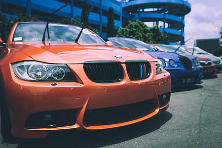several cars parked at daytime thumbnail