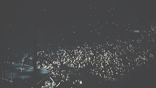 backgrounds, black Color, night, crowd thumbnail