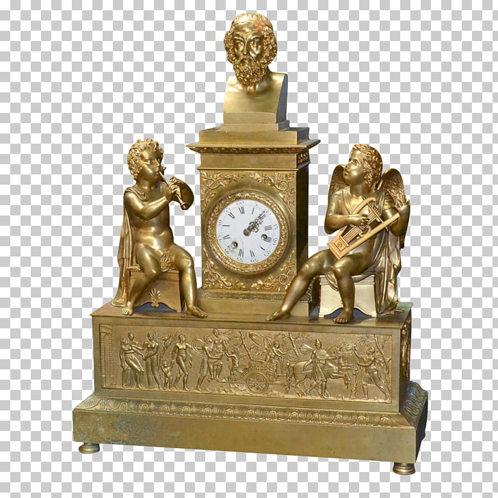 Mantel Clock Antique Fireplace Mantel Porcelain Clock Png Clipart