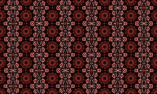 red and brown mandala wallpaper thumbnail