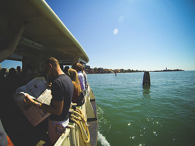 Vaporetto Sail From Venice To Lido, Italy thumbnail