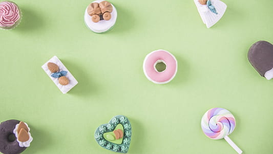 high angle photography of candies thumbnail