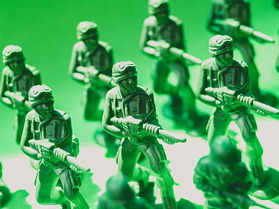 Toy Soldiers Macro Photo thumbnail
