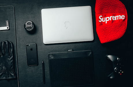Macbook Beside Red Supreme Textile thumbnail