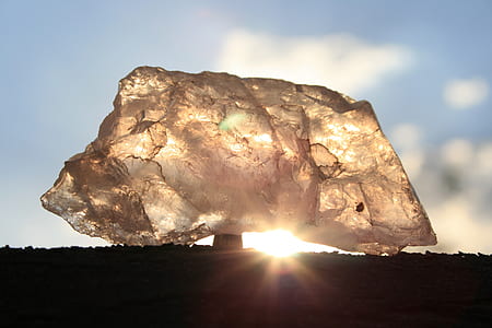 close-up photography of clear stone thumbnail