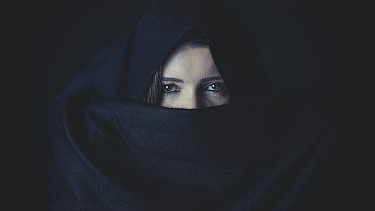 black hijab headdress thumbnail