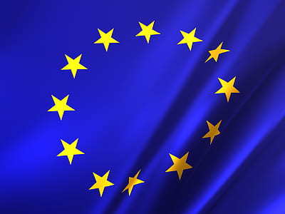 blue and yellow stars print flag thumbnail