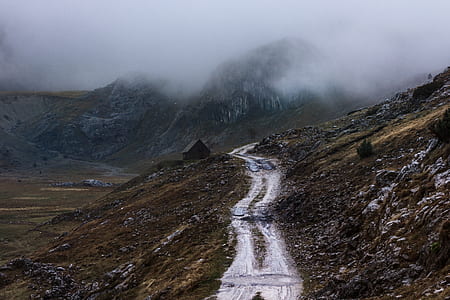 gray pathway on mountain thumbnail