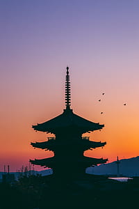 temple during golden hour thumbnail