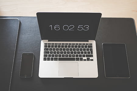 black and white laptop computer thumbnail
