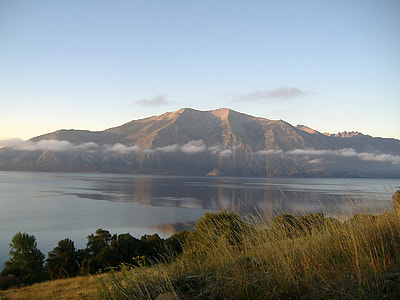 Lake Huechulaufquen, Neuquén landscape in Argentina thumbnail