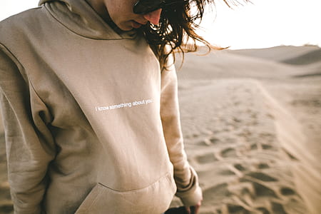 woman wearing gray hoodie thumbnail