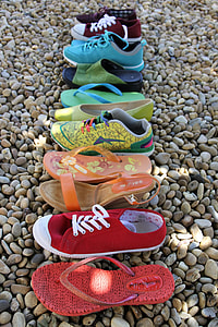 assorted shoes and flip-lops a line thumbnail