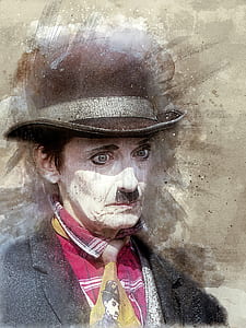 Charlie Chaplin illustration thumbnail