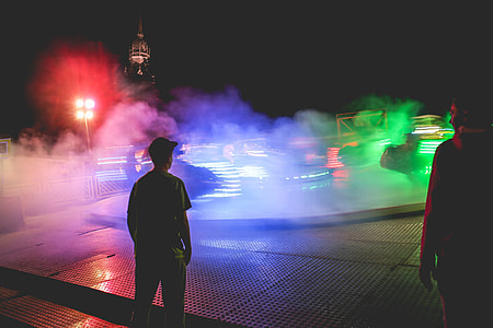 Colorful Fun Fair Night Ride thumbnail