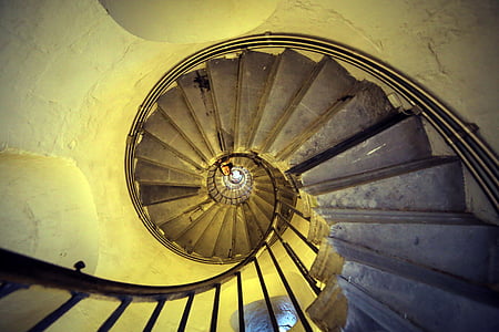 top view of spiral stair thumbnail
