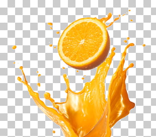 Orange juice Orange drink Tangerine, Splash of orange juice, orange fruit PNG clipart