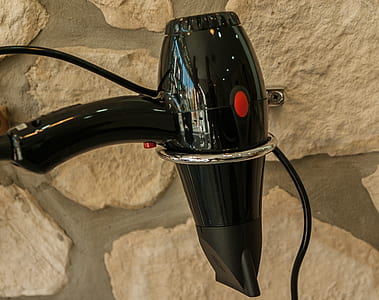 black corded hair dryer thumbnail
