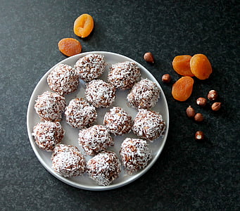 pastry balls in white plate thumbnail