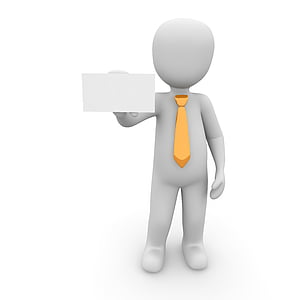 business card, presentation, get to know, tie holder, business, contact thumbnail