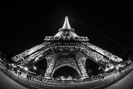 worm's eye view photography of Eiffel Tower of Paris thumbnail