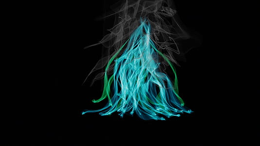 green and blue digital wallpaper thumbnail