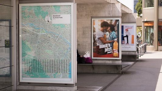 map with white steel frame thumbnail