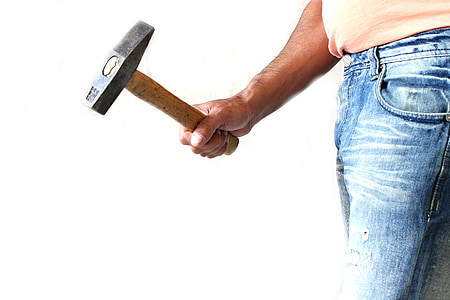 person holding pick hammer thumbnail