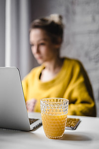 Businesswoman Working at Her Laptop thumbnail