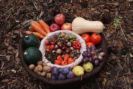 variety of vegetables in brown clay container photo thumbnail
