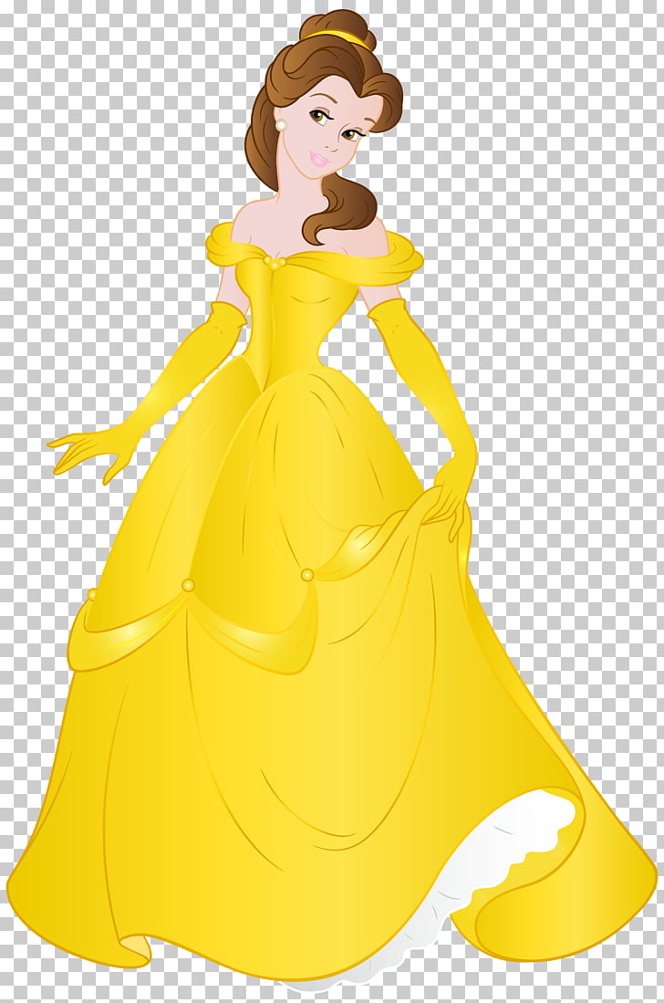 Woman Gown Cartoon Design Illustration Belle Princess Free