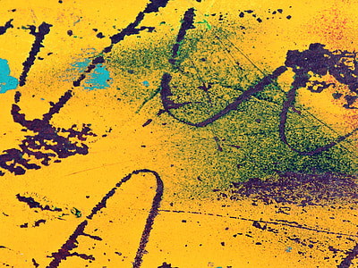 yellow and purple abstract painting thumbnail